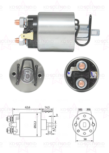Электромагнитный выключатель стартера ZM710 для NISSAN, SUBARU, YANMAR - Product Image 2