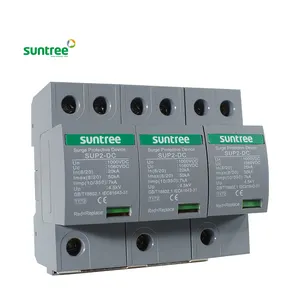 1000V 3P 50KA t1 t2 class b c DC spd type 1 and type 2 surge arrester protection devices