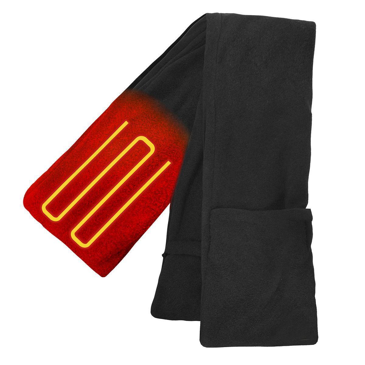 heated scarf with neck heating pad