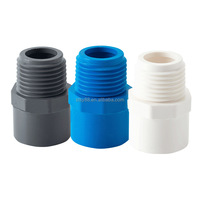 Raccord de tuyauterie UPVC bleu pour l'alimentation en eau et les systèmes de plomberie avec surface lisse