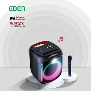 EDEN Stock New arrival 6.5 inch subwoofer parlante partybox small party speaker wireless speaker karaoke BT speaker