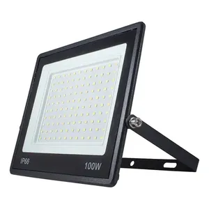100W integrato fotocellula caldo bianco 200W/400W AC luci di inondazione per giardino/stadio IP67 classificato alloggiamento riflettente - Product Image 4