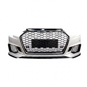 Nouvelle calandre avant Audi A3 17-19 8V S3 de haute qualité de la marque PNB, noire brillante avec trou pour ACC |   Garantie de 6 mois et expédition FedEx - Product Image 1