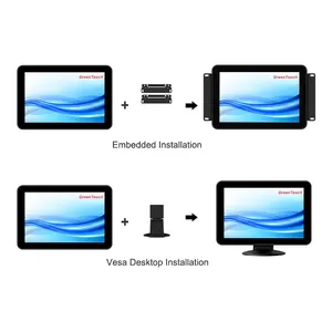 7 Inch 8 Inch 9.7inch 10.1 Inch 12.1 Inch USB HD Interface Industrial Open Frame Touch Screen Monitor