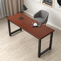 Bureau d'étude moderne en bois Tribesigns RTS, style simple, grand bureau pour ordinateur portable, poste de travail pour bureau à domicile
