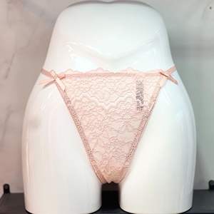 Bikini pour femme transfrontalier, couleur unie, broderie en dentelle, string ajouré, sexy et érotique, avec nœud, culotte triangle - Product Image 6