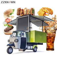 Nouveau modèle 2025 – Véhicule de vente alimentaire mobile électrique, type tuk-tuk, tricycle, camionnette ou remorque, à vendre
