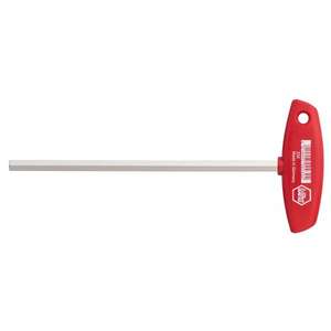 WIHA-Clé en L 00908 avec poignée en T Hexagonal brillant nickelé-EAN 4010995009083 ALLEN KEYS BENT ALLEN KEYS (METRIC) - Product Image 1