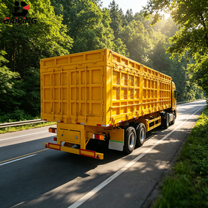 Semi-remorque 1+2 essieux à suspension pneumatique, capacité 30T, pour le transport de produits agricoles en Afrique, directement de l'usine - Product Image 6