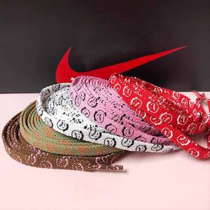 เชือกรองเท้าลายการ์ตูน Cactus Jack สำหรับรองเท้าผ้าใบ  แบบแบน  ตลกๆ  สไตล์ <span class=keywords><strong>Travis</strong></span> <span class=keywords><strong>Scott</strong></span>  ความยาว 120/140/160/180 ซม. - Product Image 2