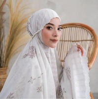 Nouvelle conception de vêtements islamiques modernes, ensembles de pantalons doux pour femmes musulmanes, robe Abaya en deux pièces, vêtements de prière, Khimar Hijab Abaya modeste