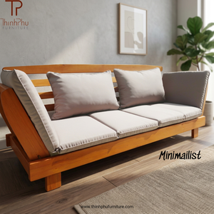Contemporary Modern Acacia Wood Durable Daybed Powder Coated Aluminium Frame Outdoor Farmhouse Garden Use Handmade Vietnamese - Product Image 2