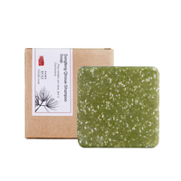 Sabun Rambut Herbal Organik Buatan Tangan dengan Ekstrak Pine Needle, Ginseng, dan Astragalus, Sampo Padat untuk Mengontrol Minyak, Perawatan Rambut dari Sumber Tumbuhan