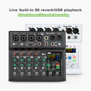 Console de musique portable professionnelle GAX-G7, mélangeur audio 6 canaux pour contrôleurs <span class=keywords><strong>DJ</strong></span> et consoles audio - Product Image 3