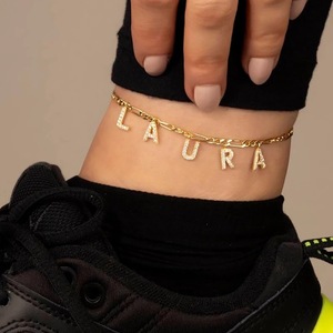 <span class=keywords><strong>Accesorios</strong></span> de playa de verano, regalo de <span class=keywords><strong>novia</strong></span>, tobillera de diamantes chispeantes, letras significativas, tobillera de Ángel <span class=keywords><strong>para</strong></span> mamá, regalos <span class=keywords><strong>para</strong></span> mujeres - Product Image 6