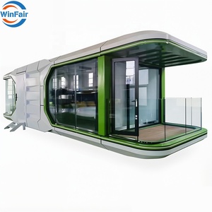 Maison préfabriquée WinFair en conteneur habitable, capsule spatiale de plage, maisons préfabriquées <span class=keywords><strong>République</strong></span> <span class=keywords><strong>Dominicaine</strong></span> pour vacances / hébergement - Product Image 2