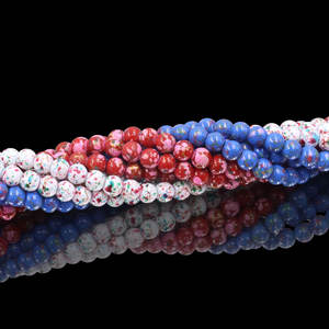 卸売6mm丸型<span class=keywords><strong>Cloisonne</strong></span>ガラスビーズ混合色模造真珠素材ジュエリー作り用ランプワークアクセサリー - Product Image 6