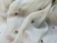 Voile Hijab Japonais Fin avec Strass, Bandana, Collections Fruits, Motif Fraise Mignon, Bawal, Motif Personnalisé, Taille et Logo