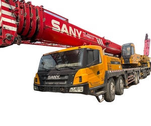 จีนผลิตเครนเคลื่อนที่ Sany stc750 75 ตัน พร้อมเครื่องยนต์ ปั๊ม เกียร์บ็อกซ์มือสอง รุ่น Sany STC1000C 100T STC500E STC250T5 STC1300 STC800T6 รถบรรทุก - Product Image 1