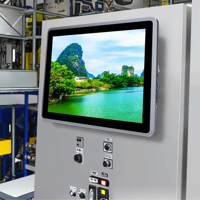 Partaker 17 Inch Industrial PC IP65 Front Panel I7 10810U I5 10310U J6412 TPM2.0 RS232 DDR4 2x LAN USB Touch Screen Computer