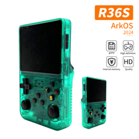 Console de jeu vidéo rétro R36S 64 Go Lecteur de jeu portable ARKOS Jeux classiques Machine de jeu vidéo portable