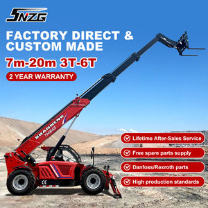 Manipulador Telescópico SHANNENG TH1845 de 4.5 Toneladas con Brazo Telescópico, Motor Cummins/Yuchai Euro5, Tracción en las 4 Ruedas, Altura de Horquilla de 18 m - Product Image 1