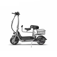 Trottinette électrique pliable avec siège de bébé, 400w, pour adulte, prix d'usine