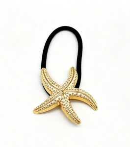 Green Starfish Resin Hair Clip Women Ponytail Holder Fashion Decorative Hair <b>Accessory</b> Casual Style - Product Image 4