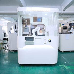 Thương mại 24 giờ băng và nóng thông minh máy bán hàng tự động Cánh tay robot cà phê BARISTA Robot kiosk - Product Image 5