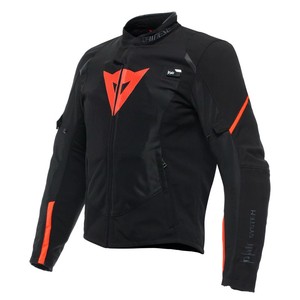 Veste de moto Dainese Smart Jacket Ls Sport D-air Noir Rouge Fluo 56 Textile - Product Image 1
