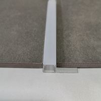 Profil de garniture de carreaux en U pour bande Led, en aluminium, pour porte de verre, escalier, cuisine, disponible en mat