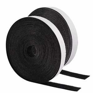 Strong <b>Adhesive</b> Backed Velcroes Car Foot Mat Nylon Fabric <b>Adhesive</b> Buckle Free to Cut <b>Hook</b> and Loop Tape Rolls - Product Image 2