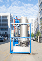Machine à glace industrielle SINDEICE de 10 tonnes par jour, machine à glace en tube automatique, machine à glace cylindrique creuse, équipement d'usine de glace