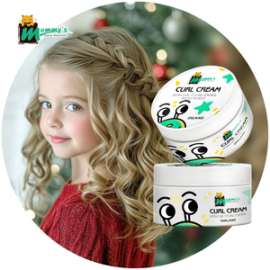 Il piccolo mostro di mamma per bambini e ragazze che fanno festa per arricciare definisce il burro di karité senza permesso migliora i riccioli aggiunge una crema per capelli ricciolente - Product Image 1