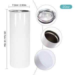 Trending Products 2025 Termos Termicos Frio Caliente Vasos Trmicos Con Tapa Vas 20 Oz Flaco Sublimación Vaso de acero inoxidable - Product Image 2