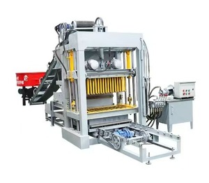 Mesin Pembuat Batako Beton Berwarna, Mesin Pembuat Paving <span class=keywords><strong>Block</strong></span>, Mesin Pembuat Bata Tanah Liat Getar Semen untuk Rumah Tangga, Kondisi Baru, Dijual, Dilengkapi PLC - Product Image 1