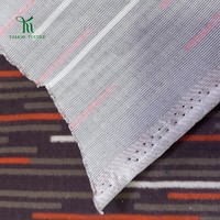 Tissu en velours durable à motif unique pour housses de sièges de bus ou rembourrage de canapé, idéal pour sièges de transport rapide