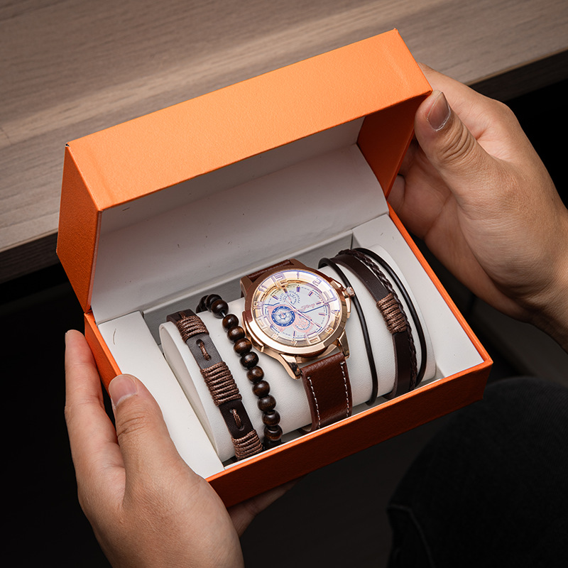 Set di bracciali per orologio in confezione regalo elettronica