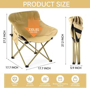 Chaise lune pliante d'extérieur – Fauteuil inclinable portable pour bureau et camping, chaise de plage avec structure en fer, mobilier d'extérieur - Product Image 6