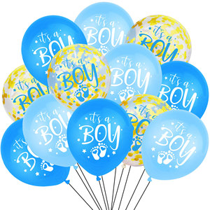 Ducha de bebé de género revela el <span class=keywords><strong>secreto</strong></span> de la decoración del Partido de <span class=keywords><strong>es</strong></span> una chica/chico lentejuelas globo - Product Image 1