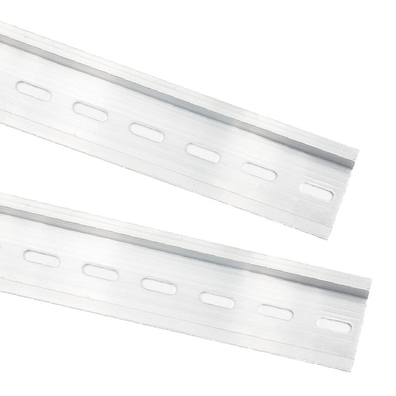 Высококачественная DIN-рейка CHFRPU, ширина 35 мм, Высота 7,5 мм, алюминиевая рейка 1 или 2 метра M4 M6, с фиксированным отверстием, промышленная сталь, DIN-рейка