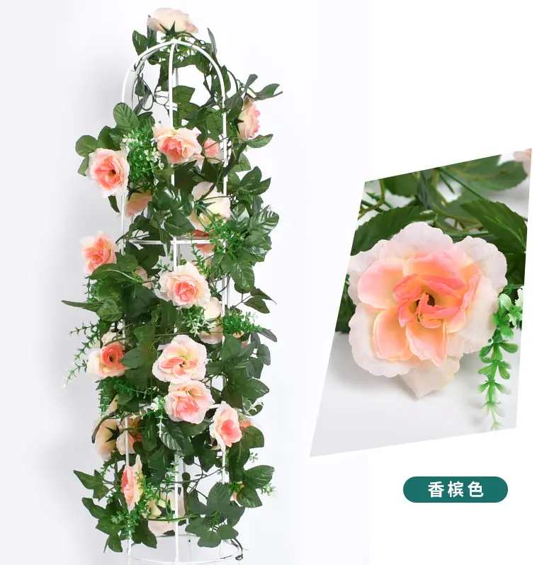 Artificial flower plant garland for wedding family party garden decoration