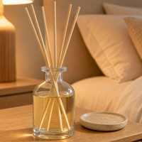 Vente en gros de diffuseurs d'arômes en verre personnalisés avec étiquette privée pour un usage domestique