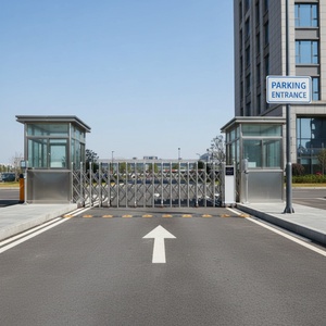 Puerta Telescópica Corredera Retráctil sin Rieles de Acero Inoxidable, Automática y Moderna, para Patio, Hotel, Almacén, Entrada de Vehículos, Gimnasio, Zhanjiang - Product Image 6