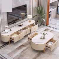 Meilleure vente table basse de luxe meuble télé pour le salon ensemble de tables basses éthiopiennes pour la maison