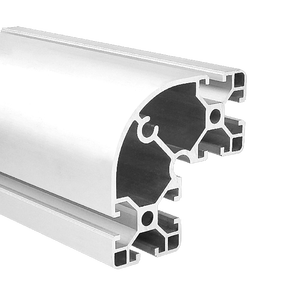 Profilé en aluminium extrudé 8840 à angle arrondi, matériau de cadre en aluminium 6063 anodisé, extrusions industrielles, angle semi-rond - Product Image 2