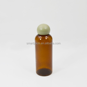 Petite bouteille en plastique ambre Offre Spéciale Mini bouteille de shampoing d'hôtel avec bouchon rabattable 60ml 2oz - Product Image 2