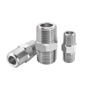Từ Trung Quốc kép <span class=keywords><strong>3</strong></span>/4 "<span class=keywords><strong>NPT</strong></span> Hex núm vú 316 thép không gỉ - Product Image 5