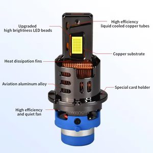 LED D2s D4S ALTA POTENCIA 70W Faro más <span class=keywords><strong>potente</strong></span> D2R Canbus Serie D Bombillas Plug and Play Todo en uno 6000K Blanco D2s Led D4S - Product Image 4