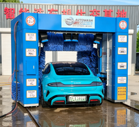 Autowash Express Lave-Auto Automatique Électrique Bleu Haute Pression en Plastique pour Nettoyage de Véhicules